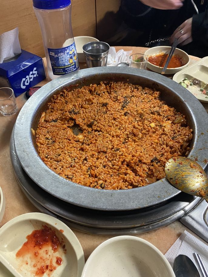 Dakgalbi fried rice