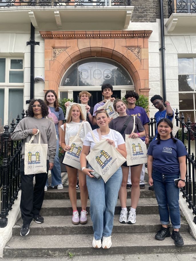 Students at CIEE London