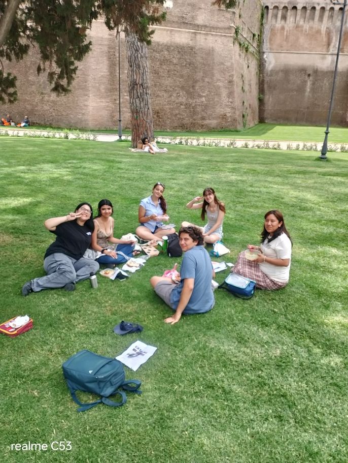 Students on a Picnic