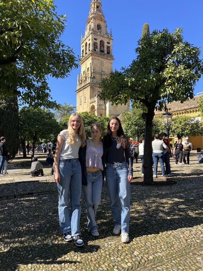 Teenagers studying abroad in Seville
