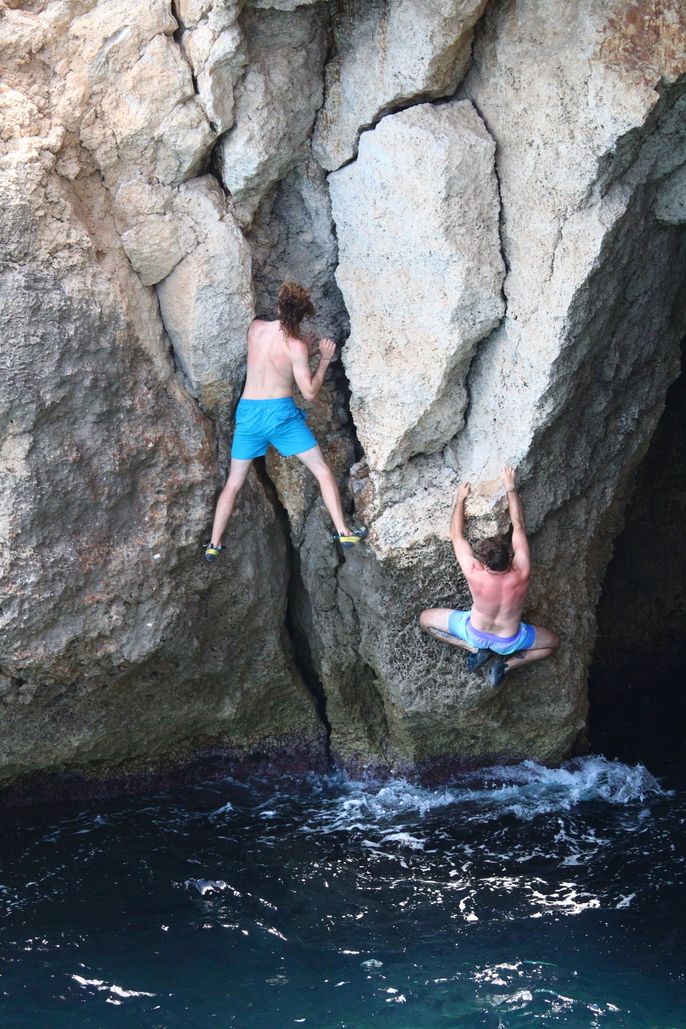 Climbing in Porto Pi
