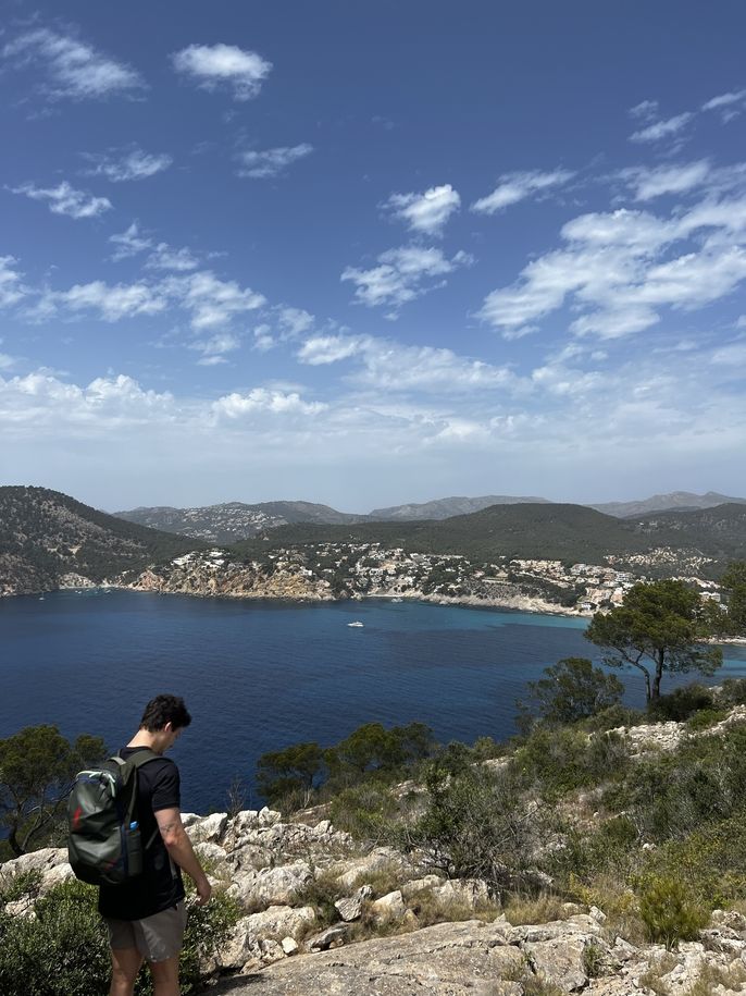 Hiking on the island