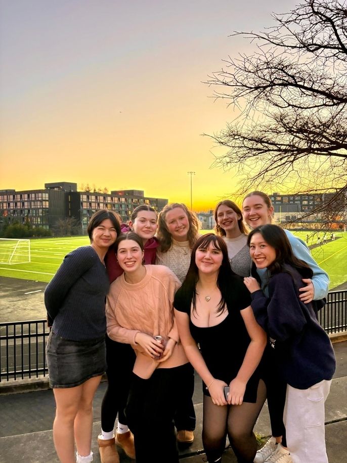 Izzy M. made great friends during her year in Seattle.