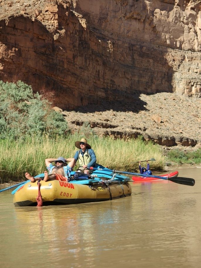 Riccardo and his friends in Utah spent as much time as possible outdoors.