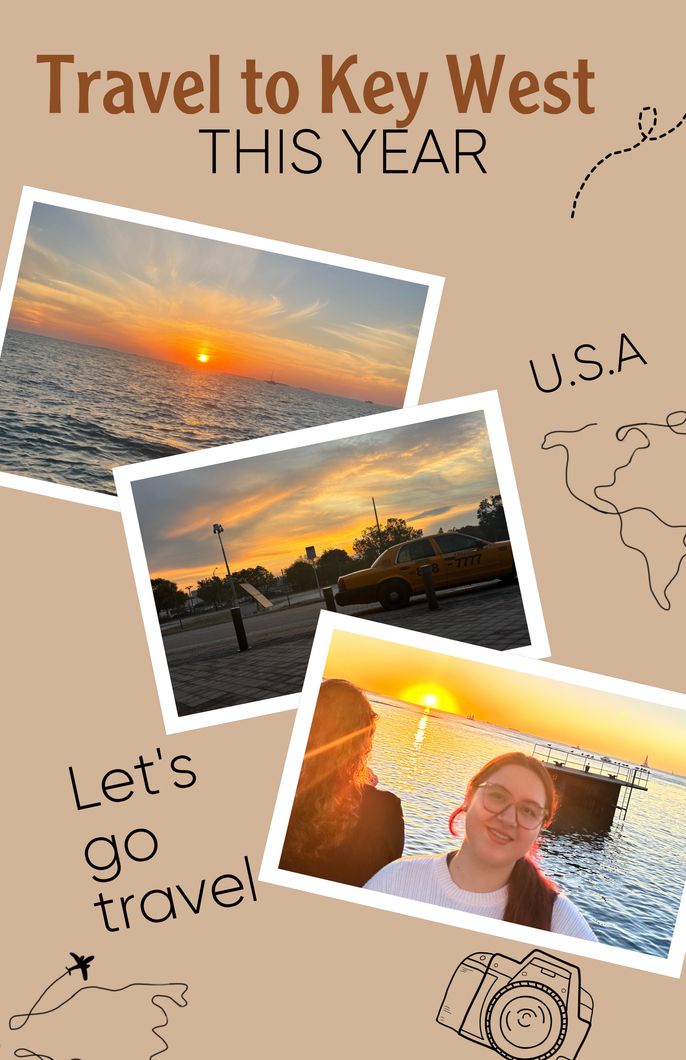 Tabata shares photos of Florida sunsets.