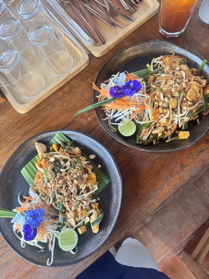 Pad Thai from our cooking class