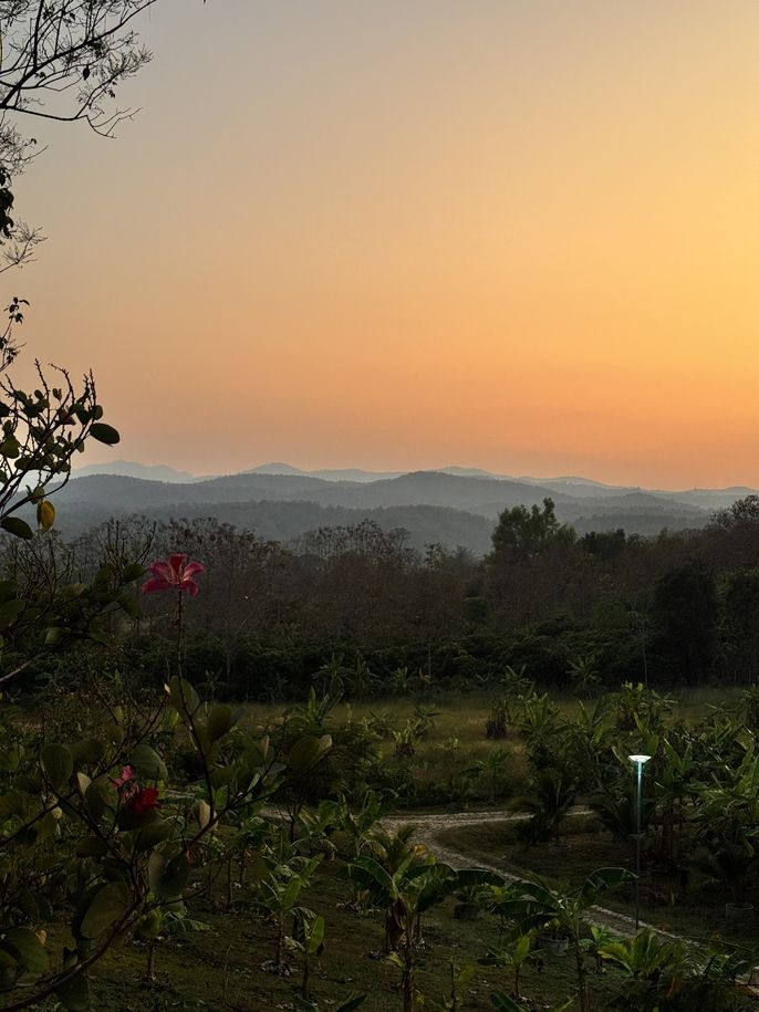 View of the mountains