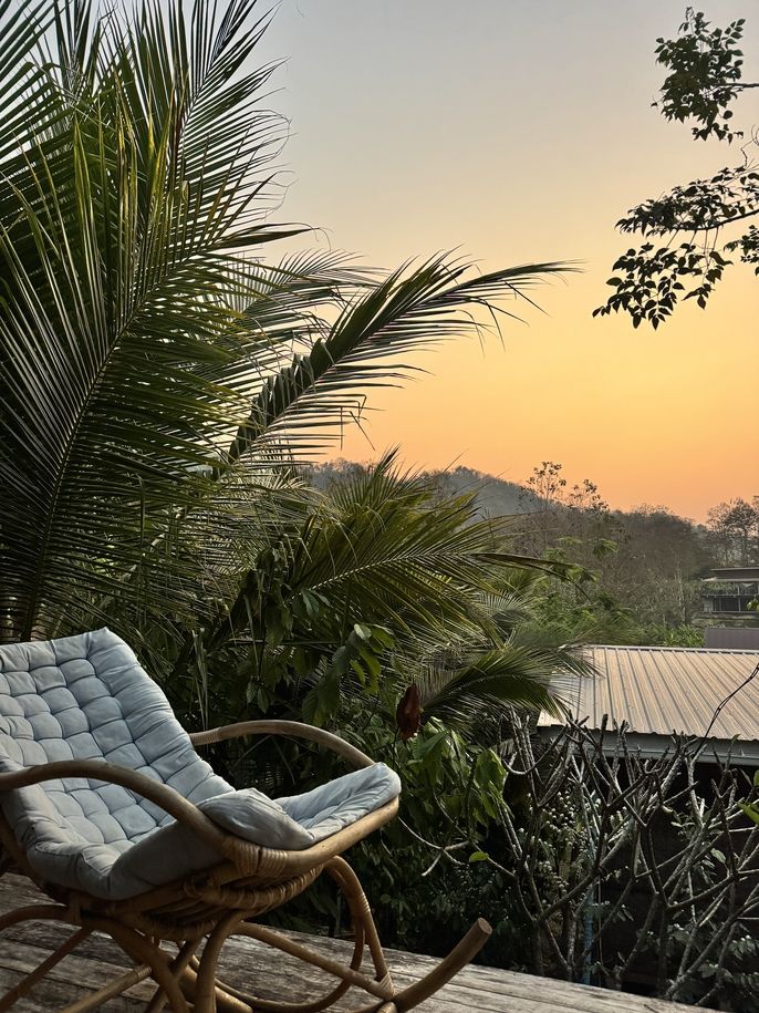 My rocking chair with a view