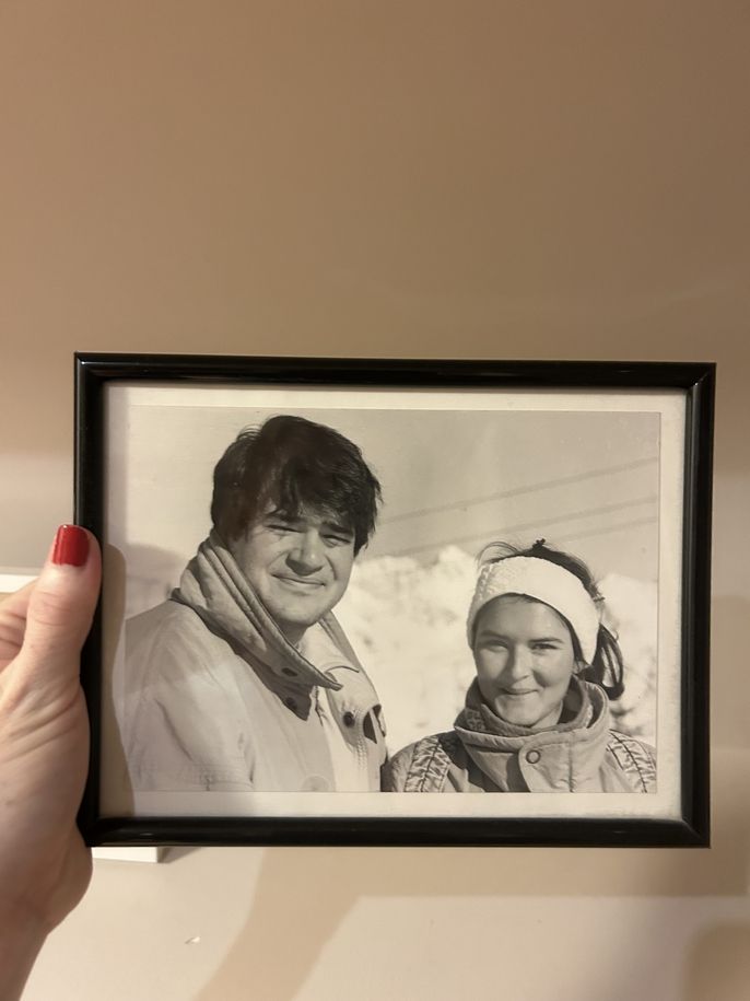 Clara y Pipo when they were younger 