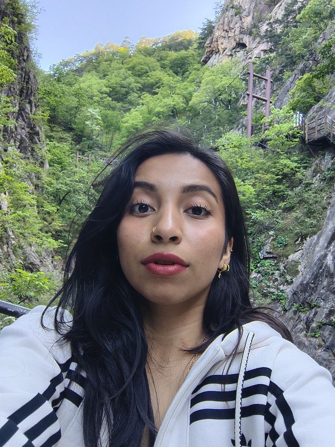 Me on top of the hiking trail