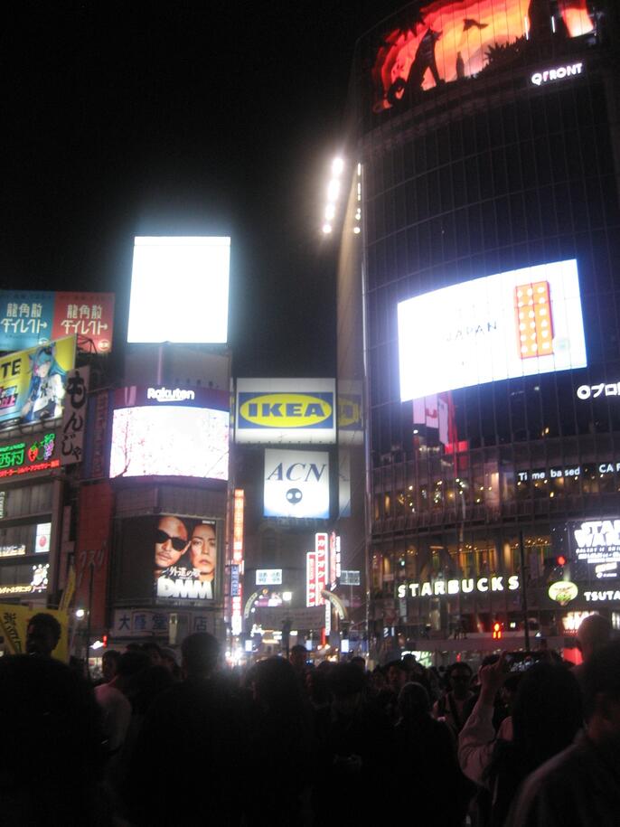 Shibuya crossing in Japan