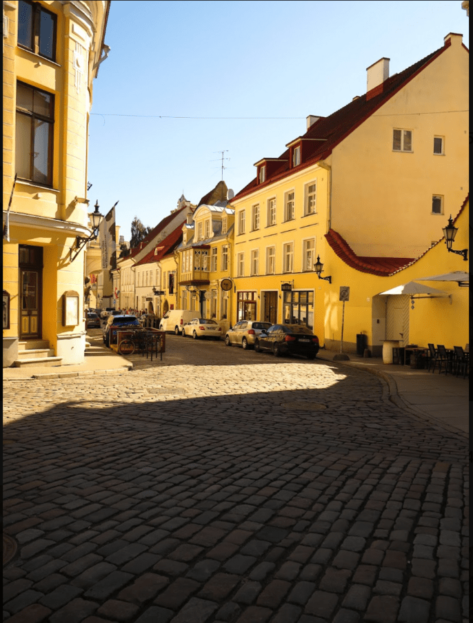 Buildings in Old Town Tallinn