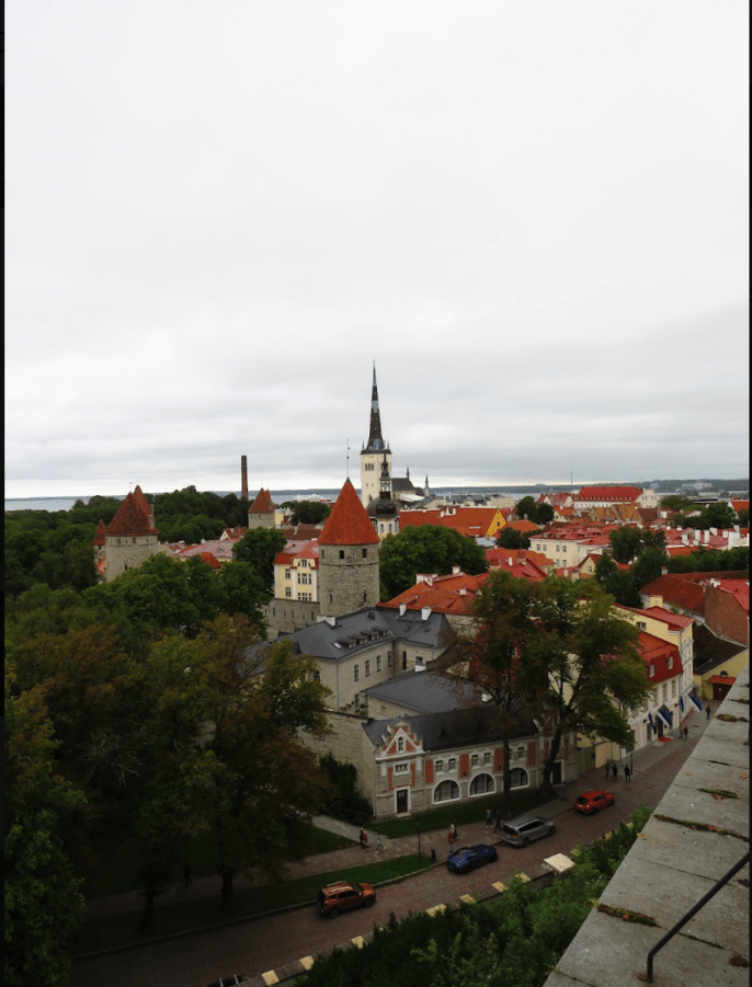 View of Old Town from look out point