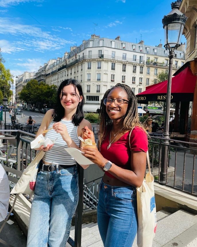 paris girls ice cream