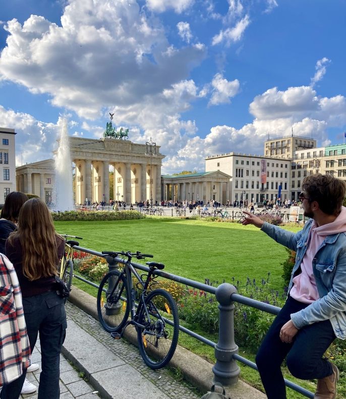 berlin gate sunny day