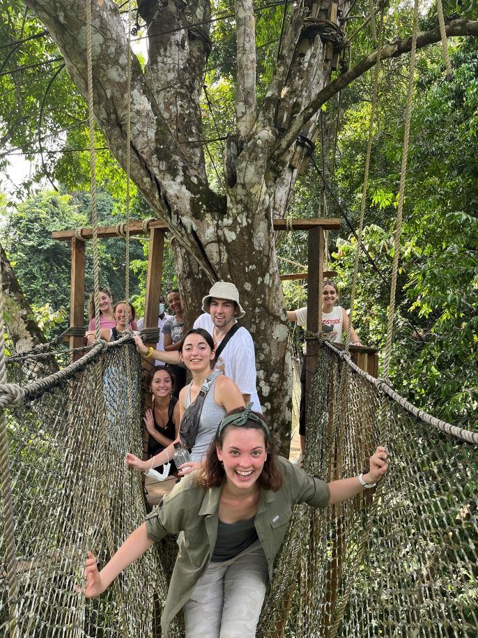 legon group on rope course