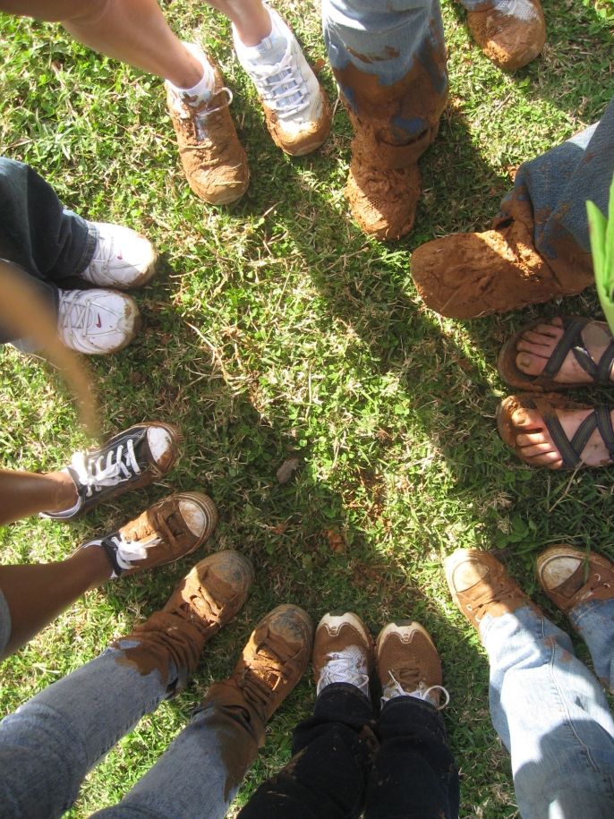 santiago ch circle of muddy shoes