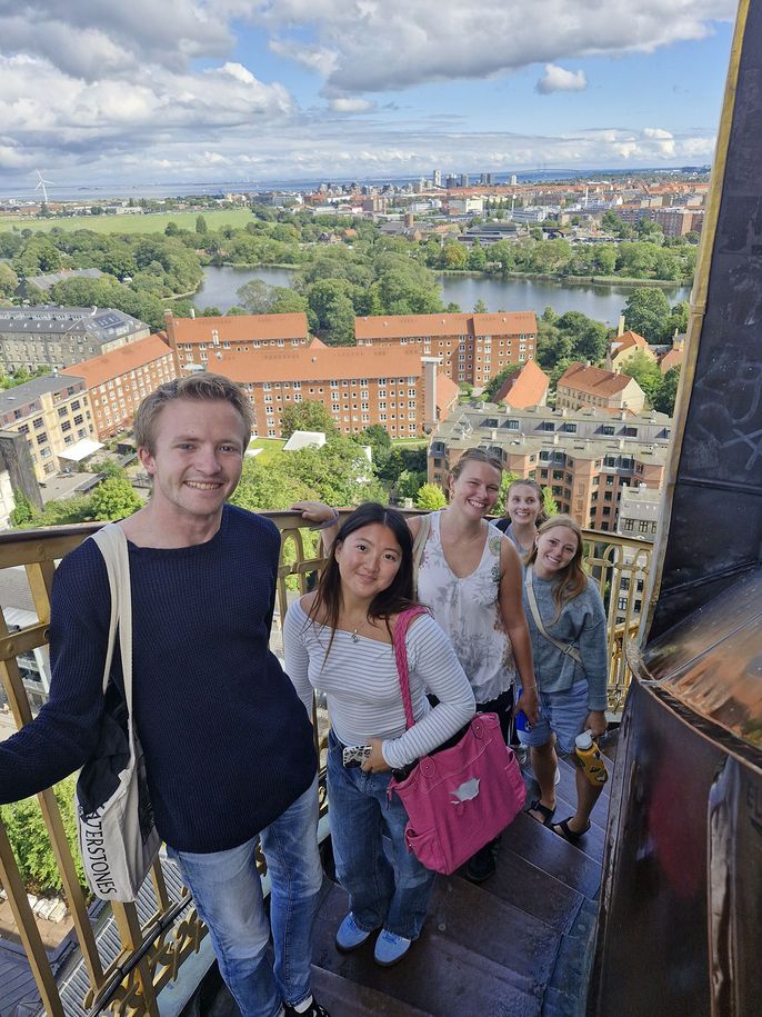 stairs of Vor Frelser Kirke