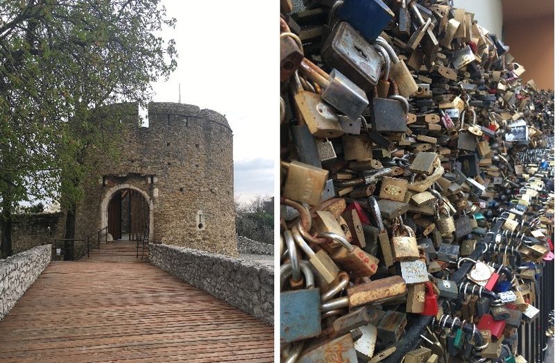 Barbakán Love Lock wall