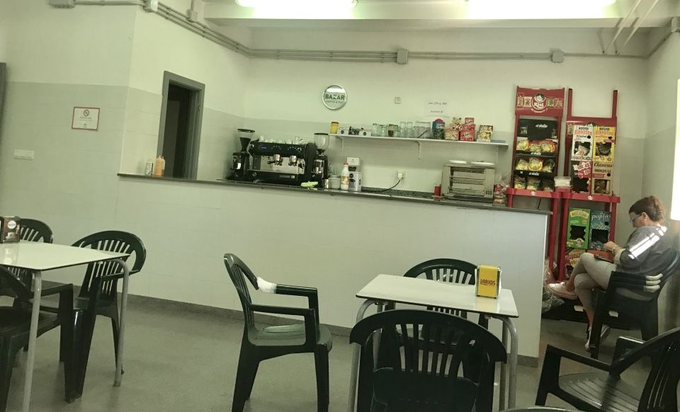 Cafeteria at a school in Spain