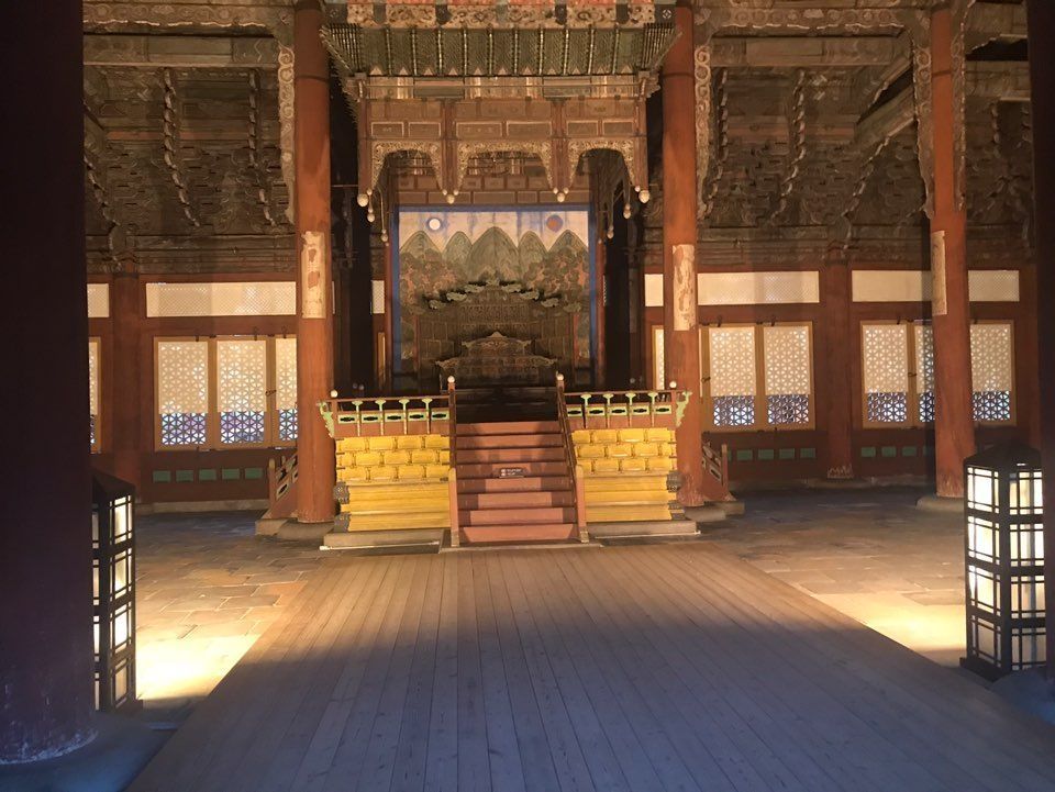 Palace throne room