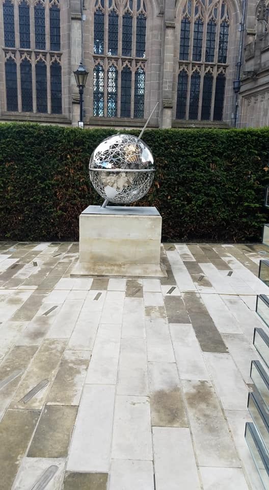 Globe at New Place garden