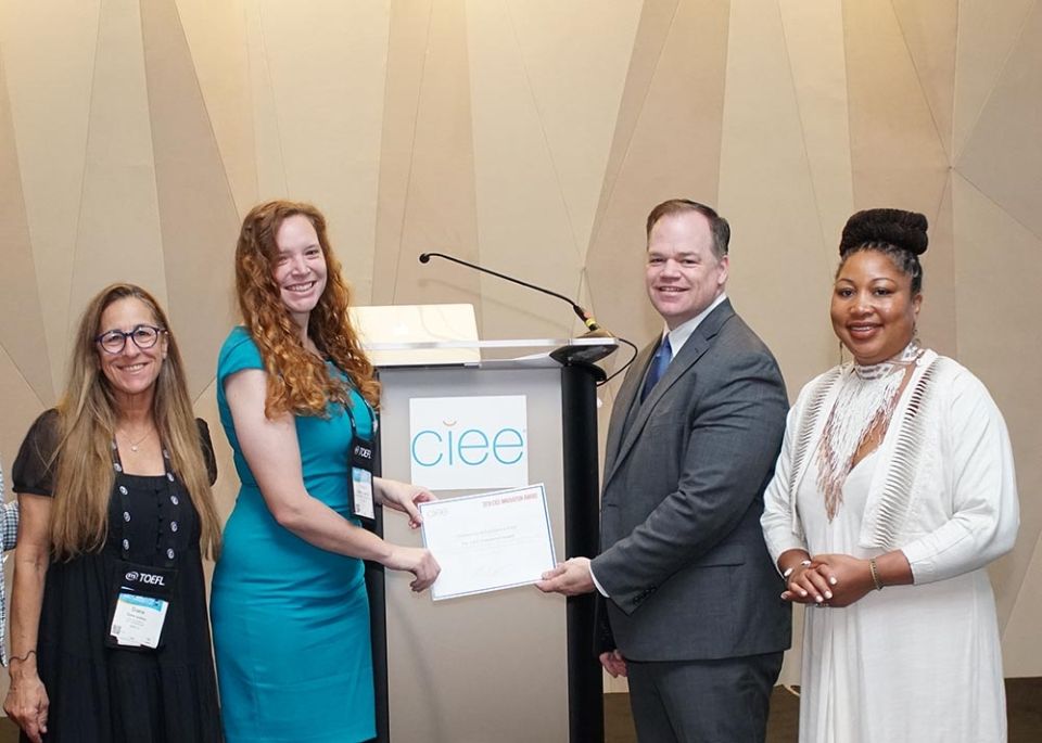 Photo for blog post Congratulations to the CIEE Award Winners Recognized at NAFSA