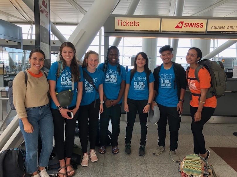 Everyone meeting at JFK - except Zahra who we'd connect with in Zurich!