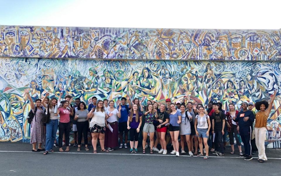 CIEE High School Study Abroad program participants from  Building Eco-Solutions to Empower Communities and Mentoring Youth and Raising Social and Raising Social Awareness at Forteza San Luis in Santiago