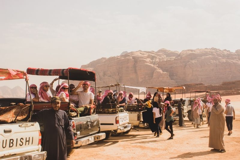 Photo for blog post Experiencing Wadi Rum on the Back of a Camel and 4x4