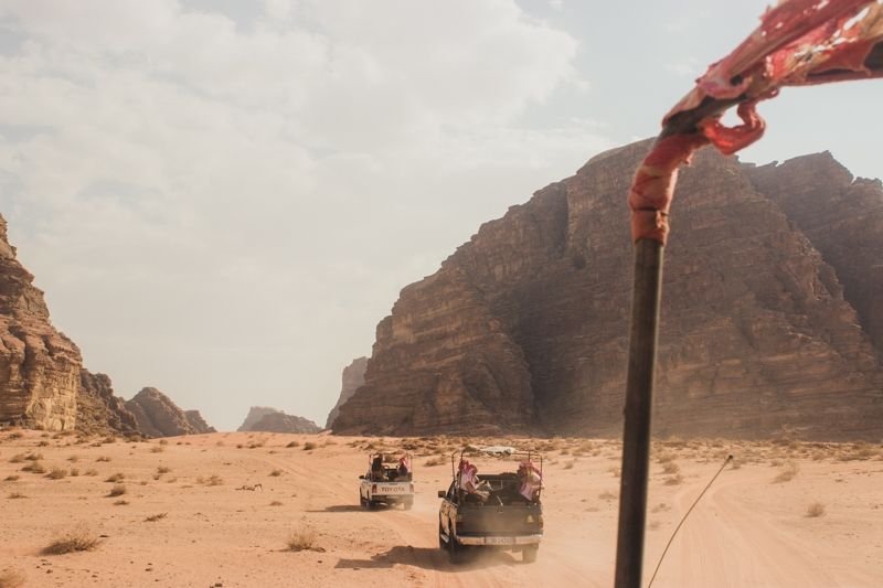 Photo for blog post Experiencing Wadi Rum on the Back of a Camel and 4x4