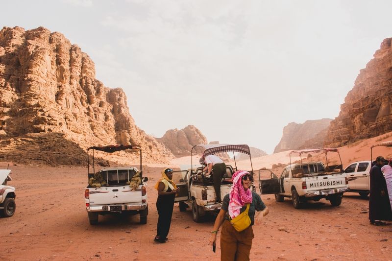 Photo for blog post Experiencing Wadi Rum on the Back of a Camel and 4x4