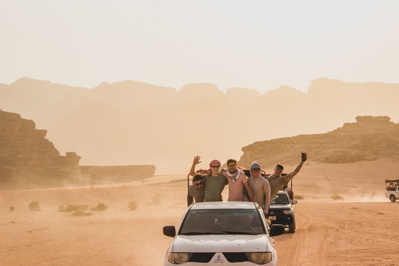 Photo for blog post Experiencing Wadi Rum on the Back of a Camel and 4x4