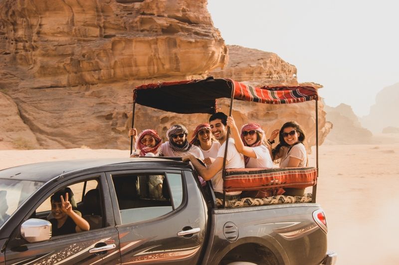 Photo for blog post Experiencing Wadi Rum on the Back of a Camel and 4x4