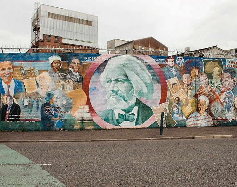 Mural of Frederick Douglass found in Belfast, Ireland