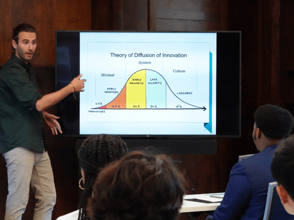 Mentor Dida leads Changemaker Workshop