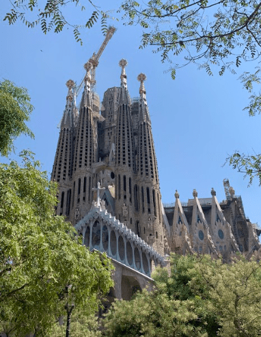 La Sagrada Familia, still in progress