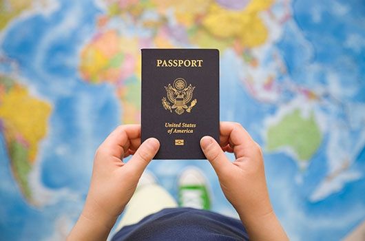 study abroad passport and photo copy