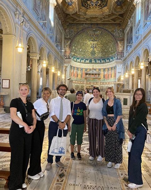 vatican city cultural excursion with students while on study abroad in rome