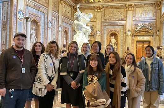 ciee rome visit to bernini baroque masterpiece