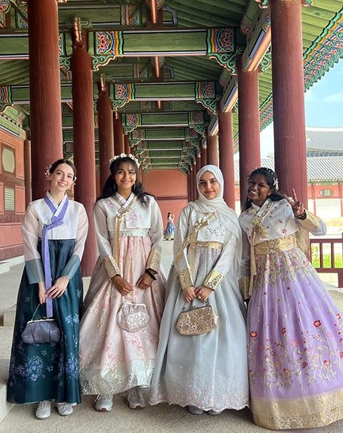 students in habok on seoul arts and sciences ciee program