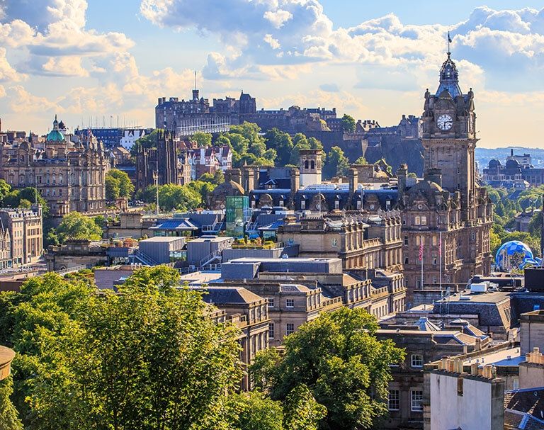 study abroad in edinburgh famous castle