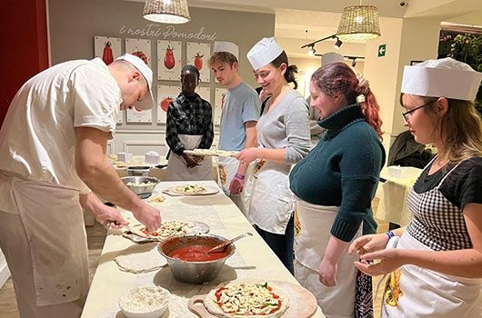 study abroad cooking class in rome italy