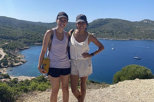 study abroad students in palma de mallorca mountain trip