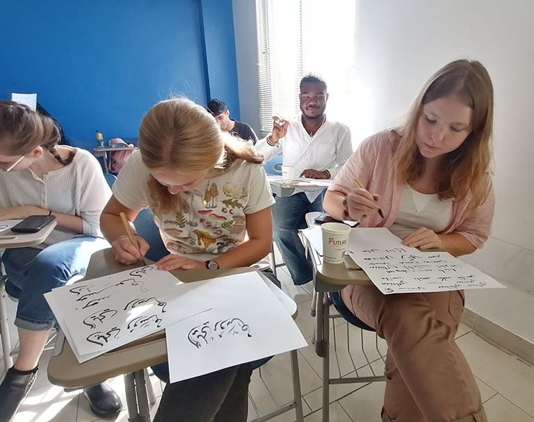 calligraphy class in amman jordan