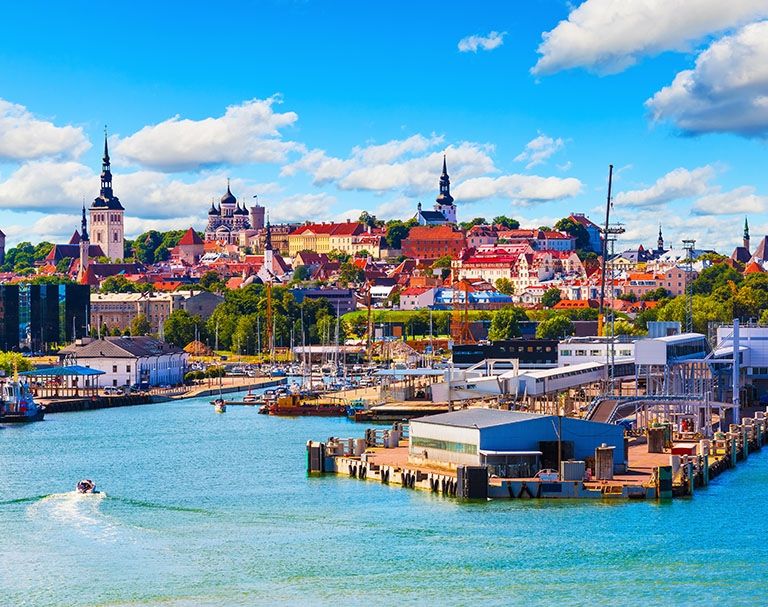 harbor in tallinn estonia