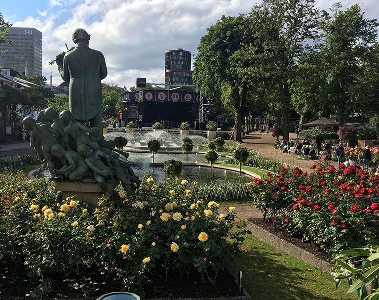 tivoli gardens in copenhagen denmark