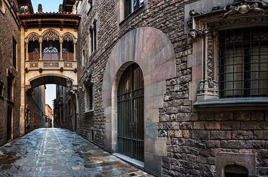 barcelona side street