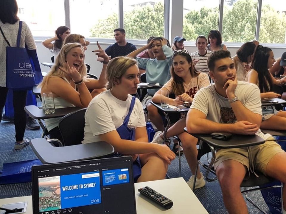 sydney australia students in classroom january