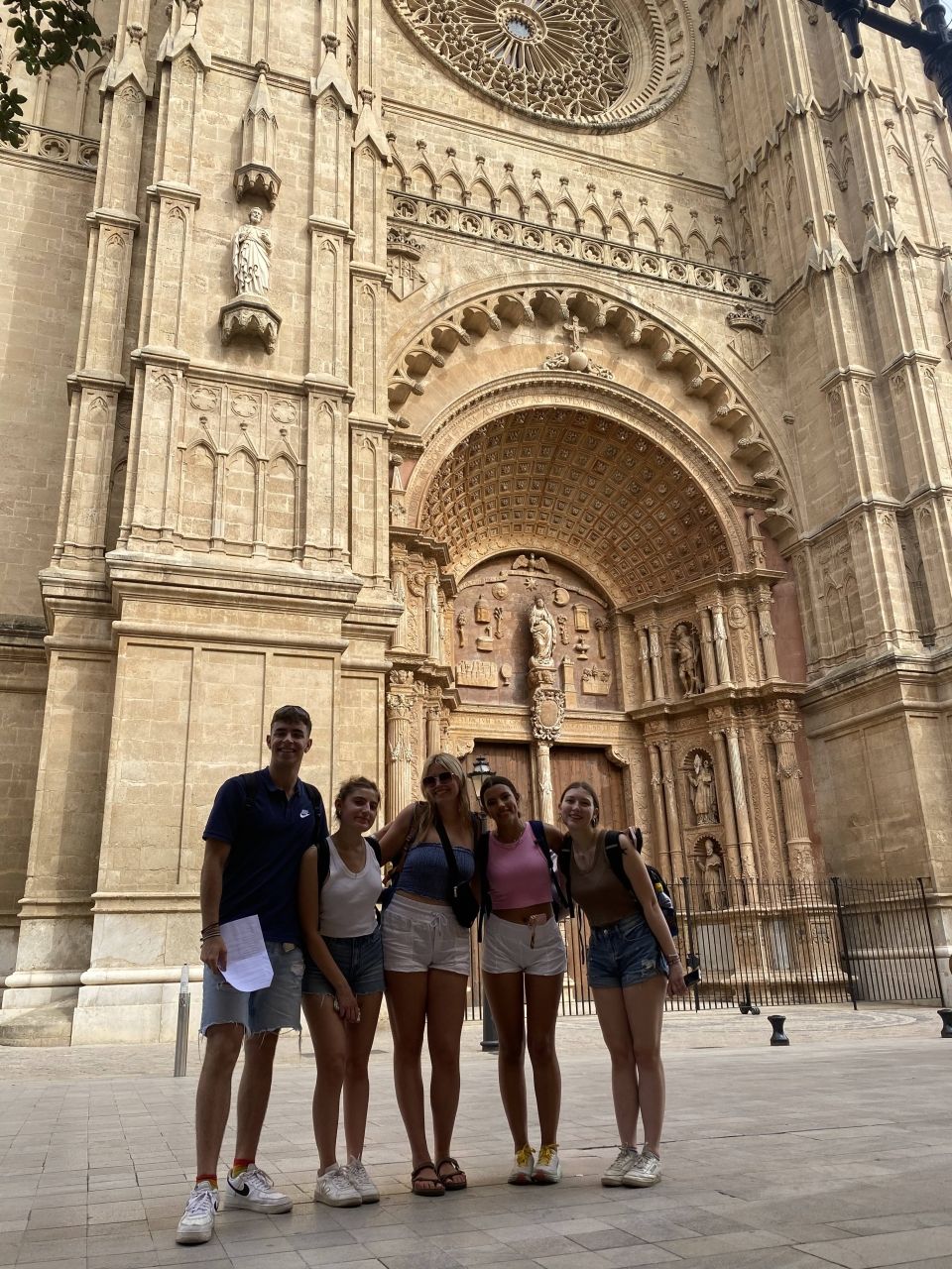 students and Spanish friend